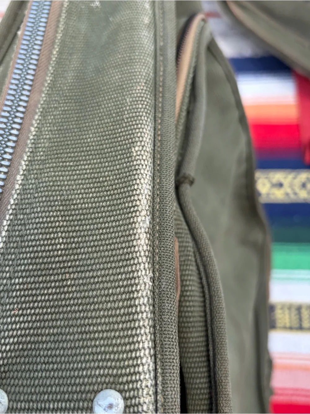 WWII B4 USAF officer garmet bag